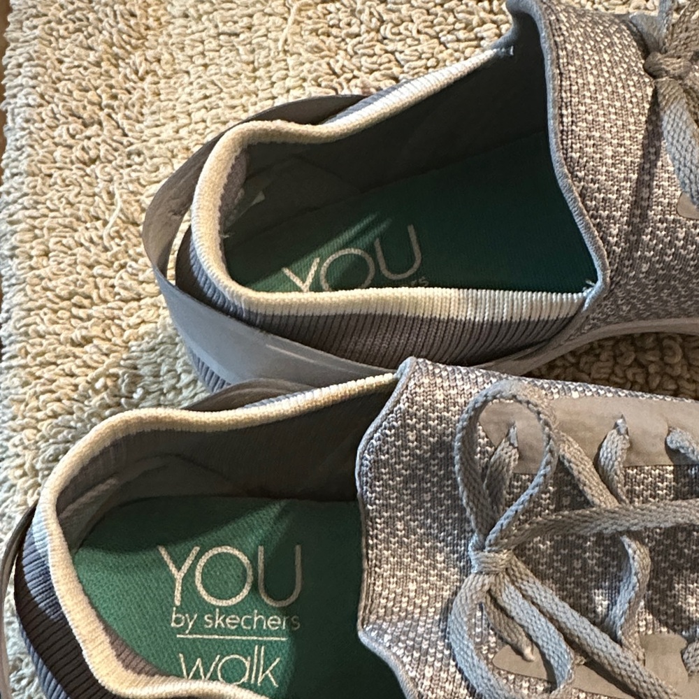YOU BY SKECHERS WALK Gray Athletic Sneakers - Picture 9 of 10